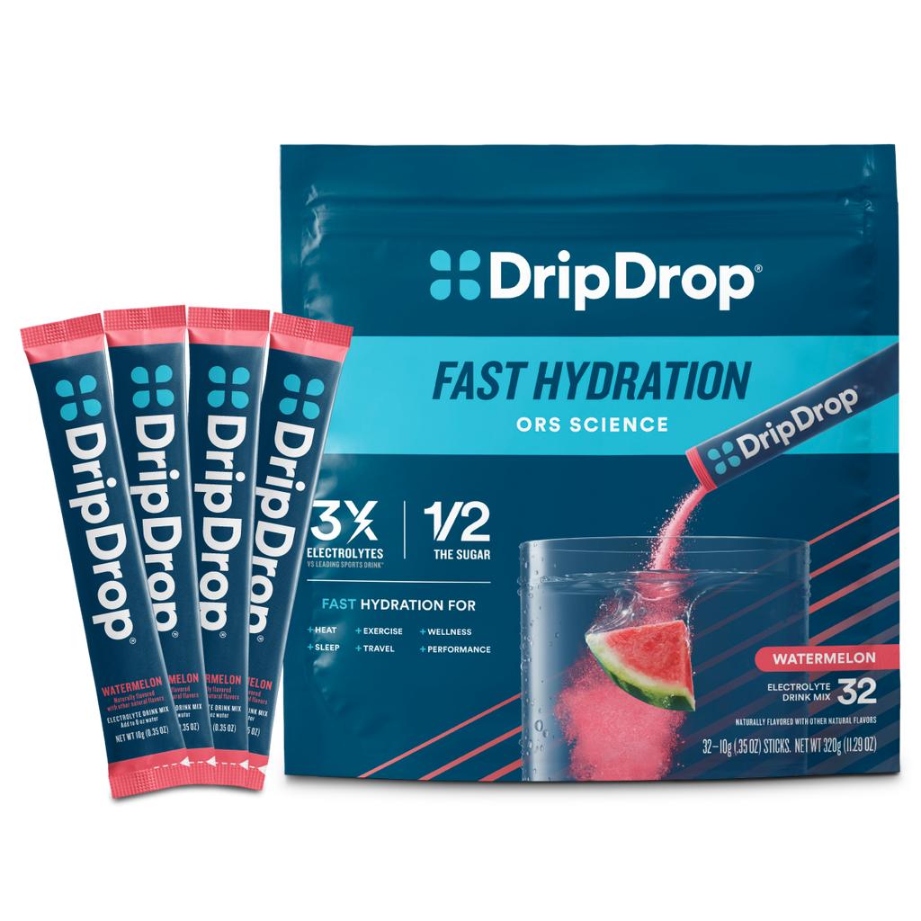 Watermelon Electrolyte Powder, 8 oz sticks, 32 count E7