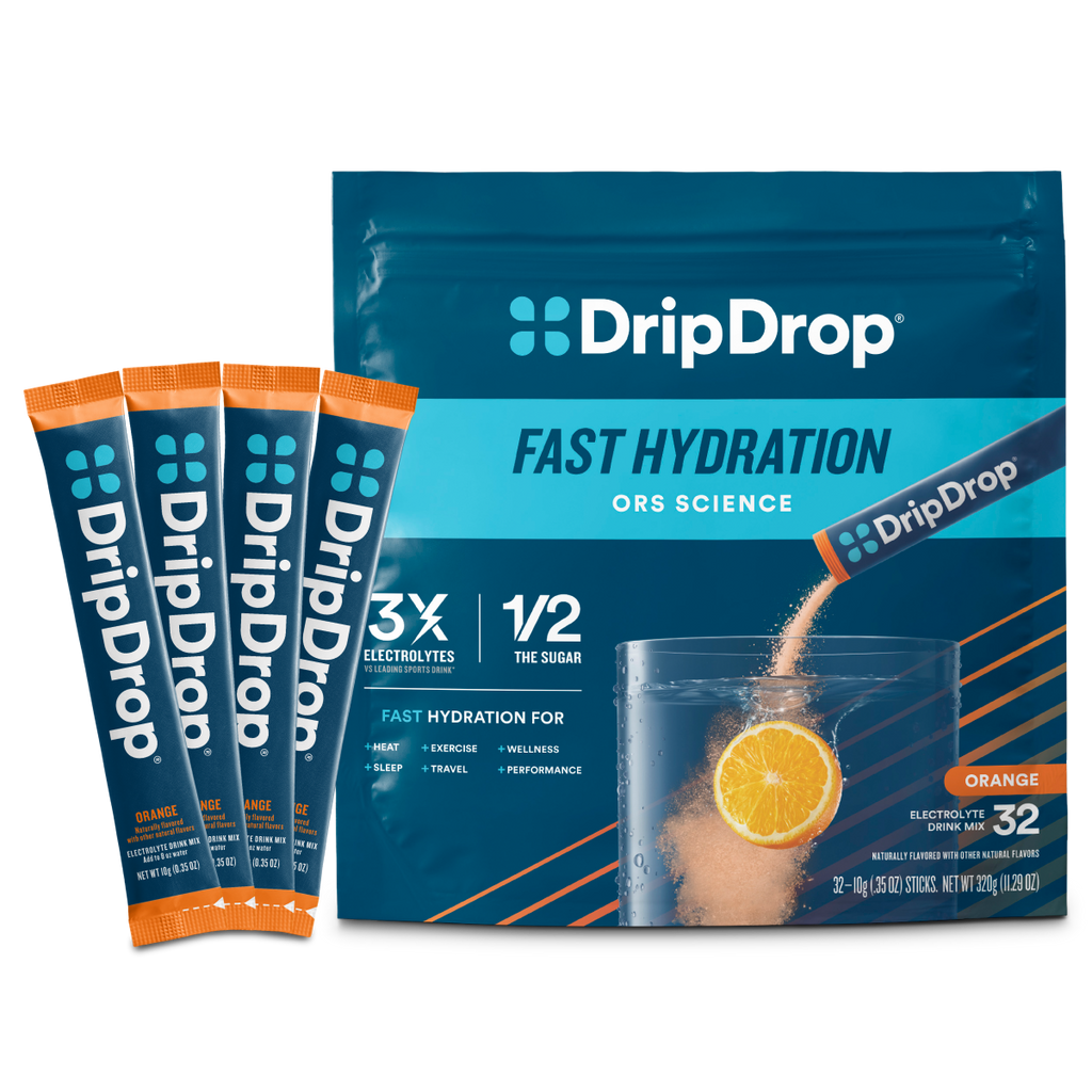 Orange Electrolyte Powder, 8 oz sticks, 32 count M2